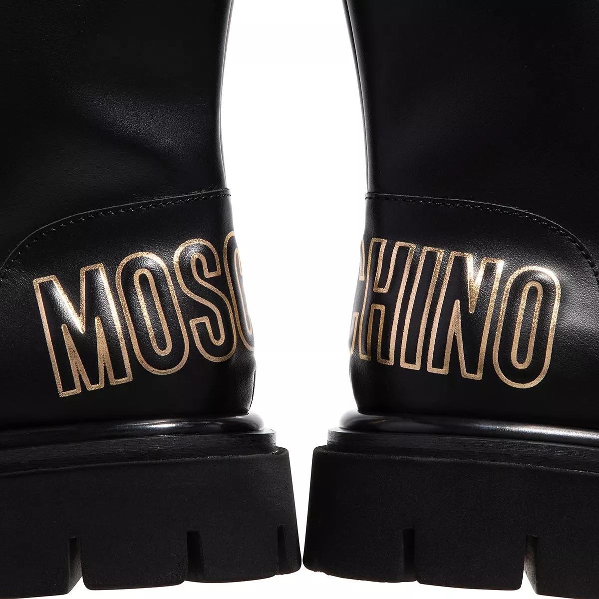 MOSCHINO Stiefeletten schwarz Schnürstiefel