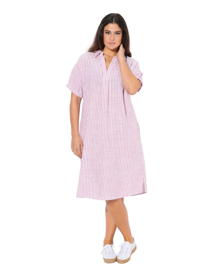 Ulla Popken Kleid in kühles pink günstig kaufen 54-56