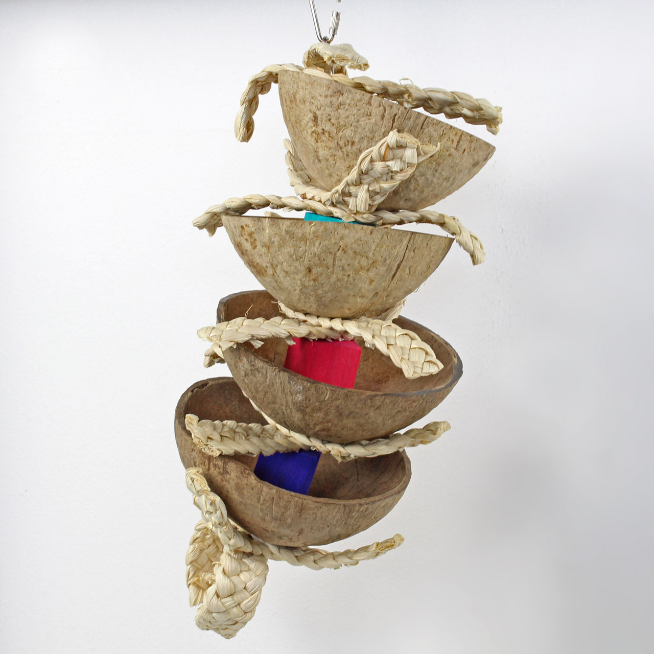 HappyBird Spielzeug HappyBird Treatspielzeug Coconut Kabob Bird Toy
