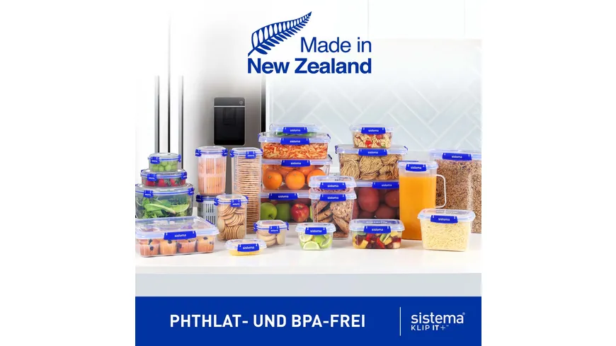 sistema Lunchbox Rectangle Klip IT 400ml 3er Pack