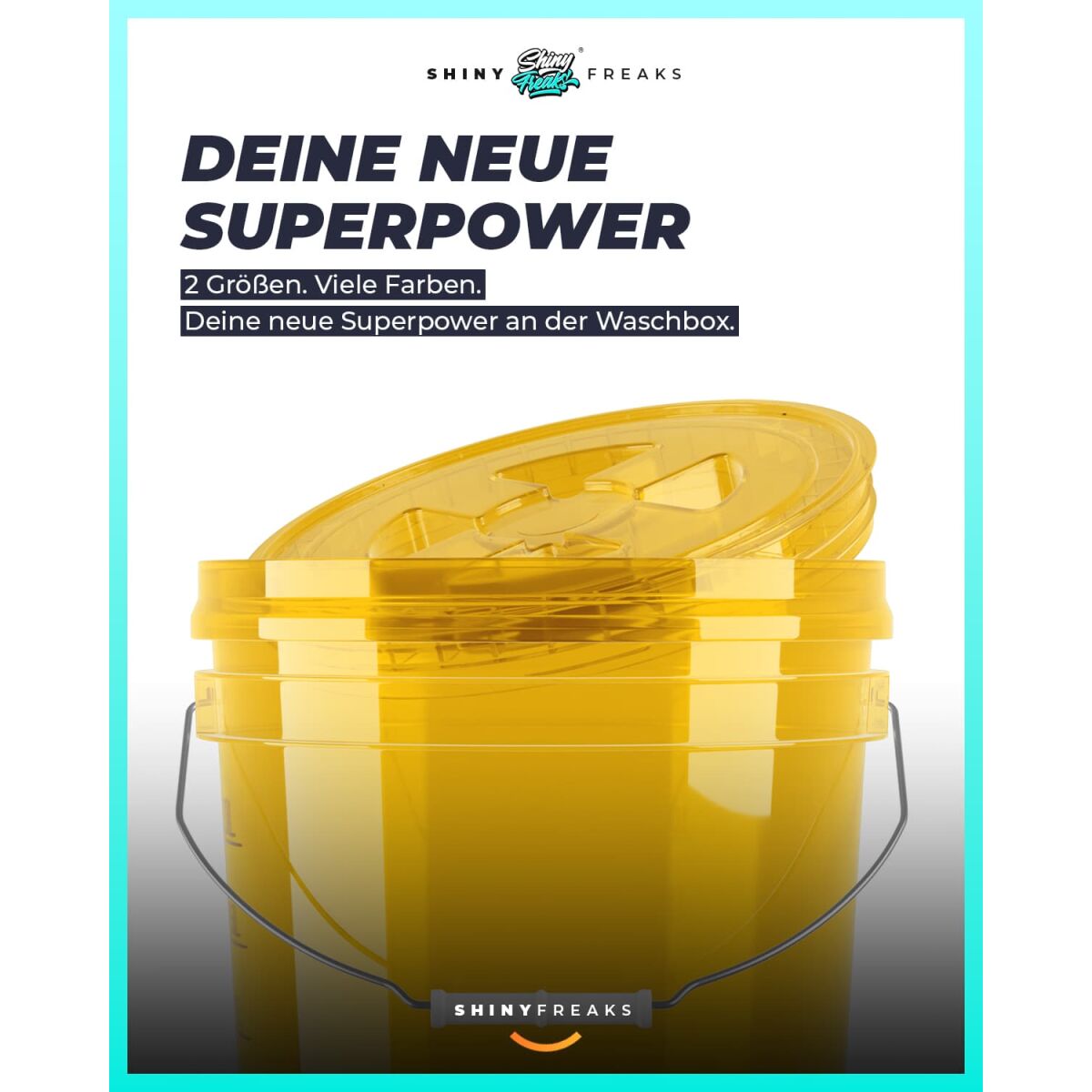 chemicalworkz Performance Buckets Wascheimer 3,5GAL Gold Transparent