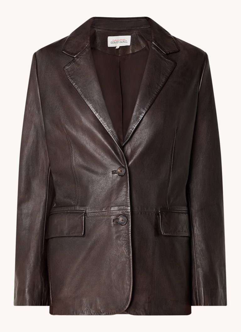 Gerard Darel Bea Blazer aus Lammleder mit aufgesetzten Taschen