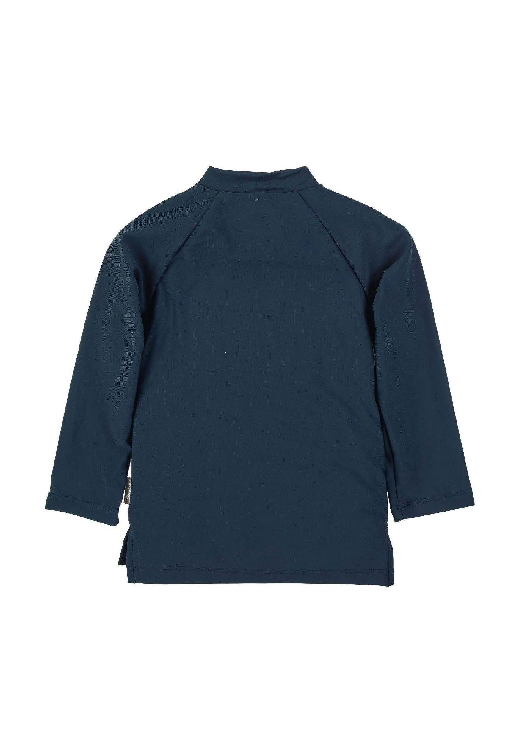 Langarm-Schwimmshirt uni in Blau, Marine, Magenta