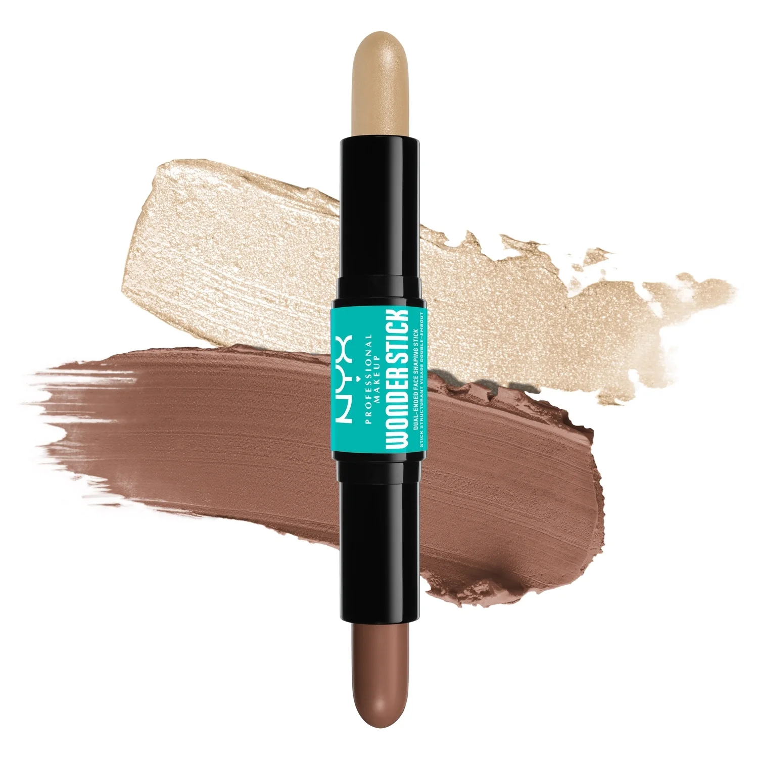 Barra facial de doble punta para definir el rostro: contorno, sublimación e iluminación.