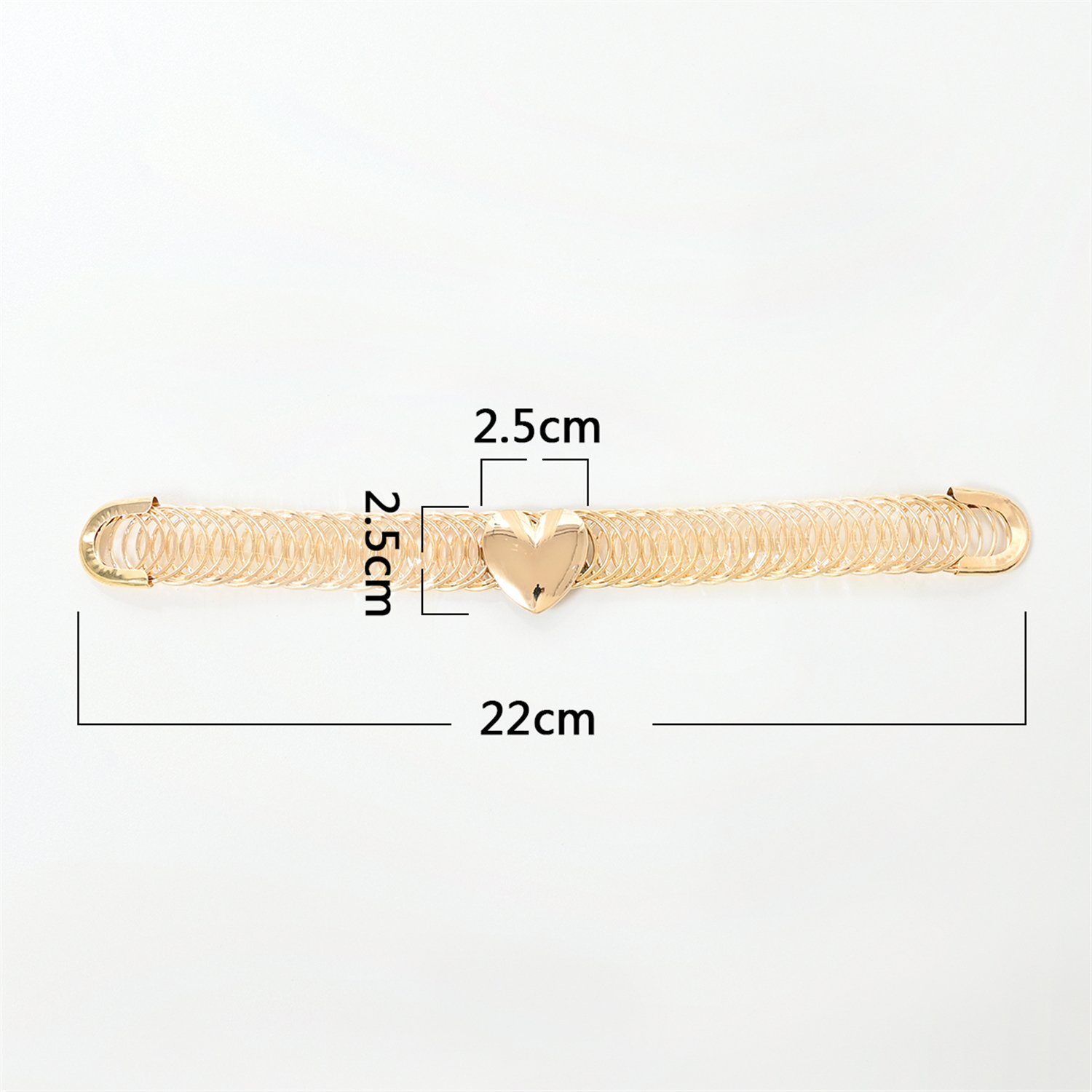 Raffhalter F12WH00206, HOMEIDEAS, (2-tlg), Metall-Gardinenraffhalter, Fensterbehandlung, Gold
