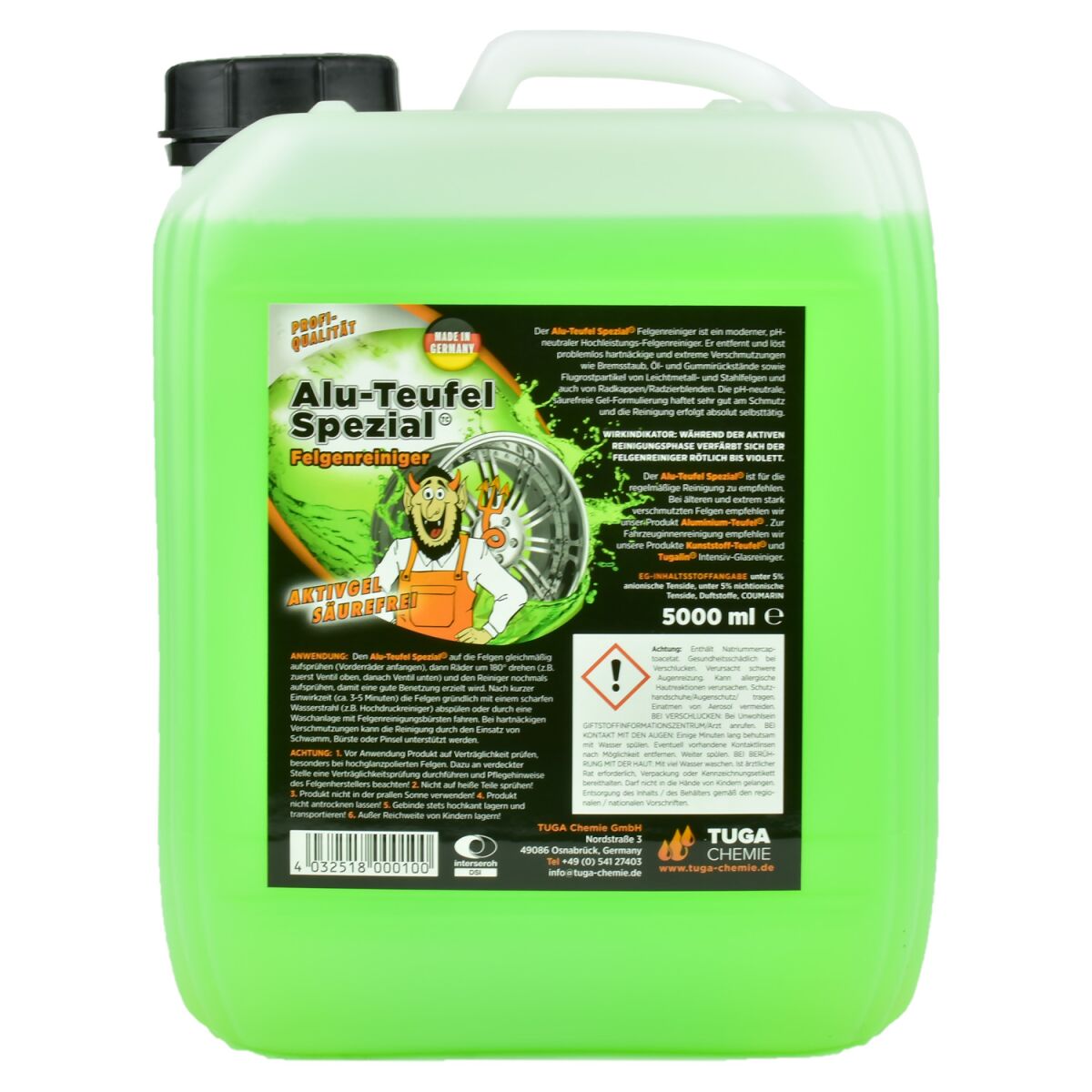 TUGA Chemie Alu-Teufel Spezial Felgenreiniger 5L