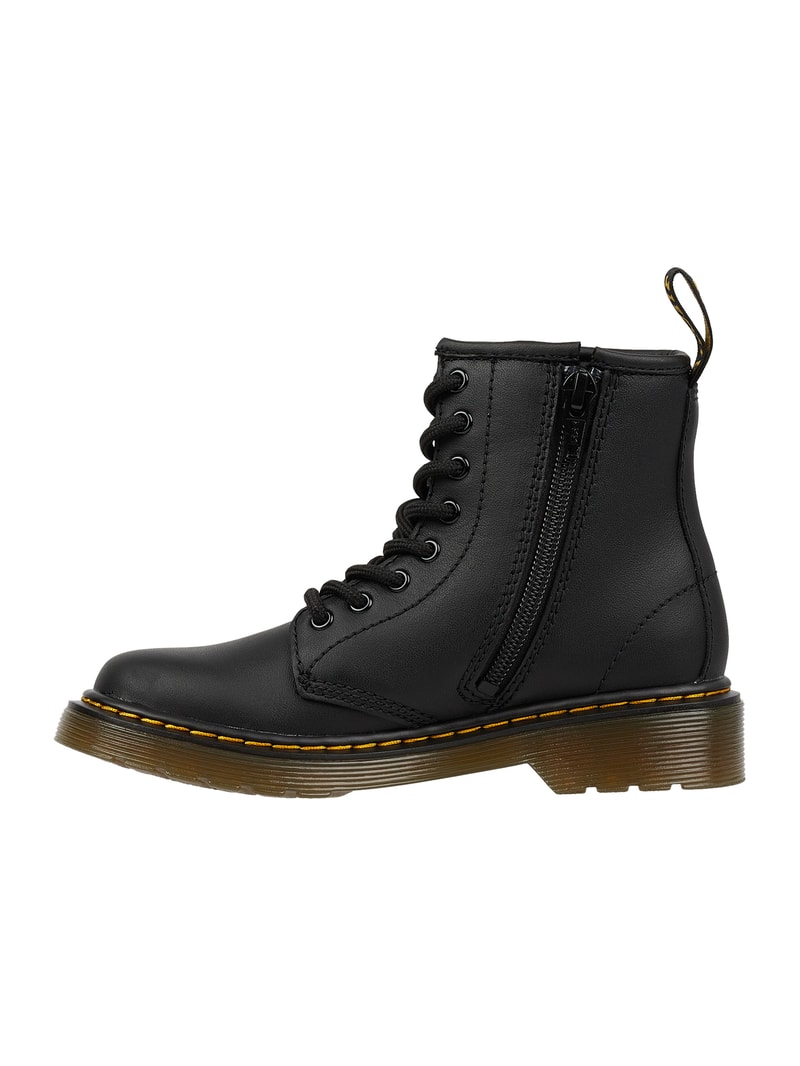 Boots aus Leder Modell '1460' in schwarz