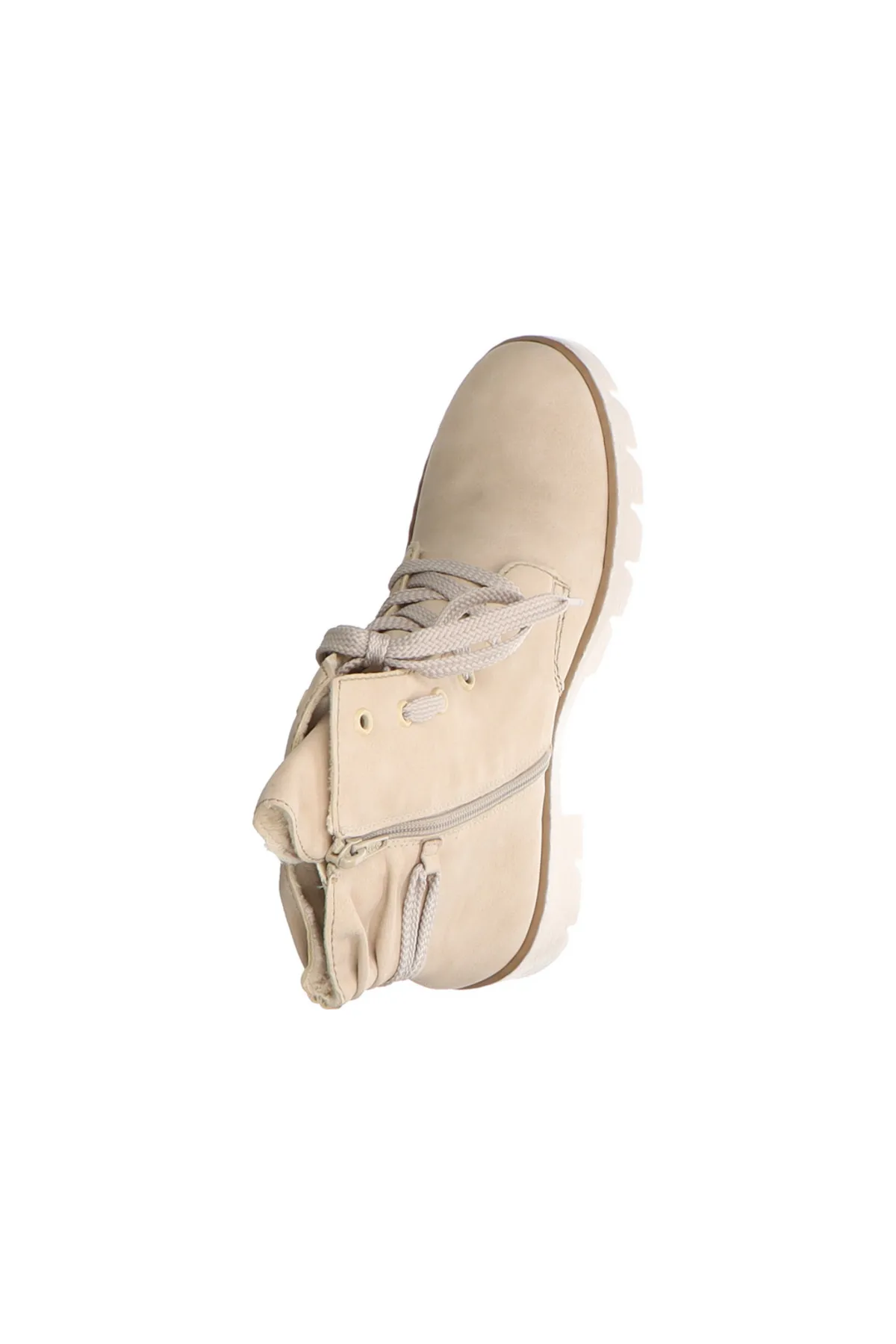 Rieker  Stiefelette - Beige - Flacher Absatz