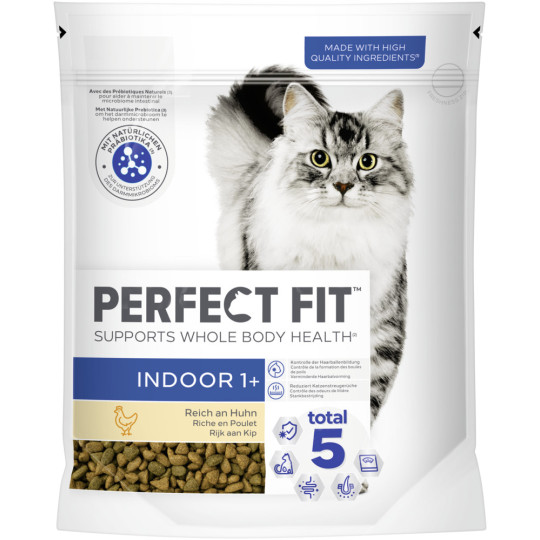 Perfect Fit Indoor 1+ Reich an Huhn 750G