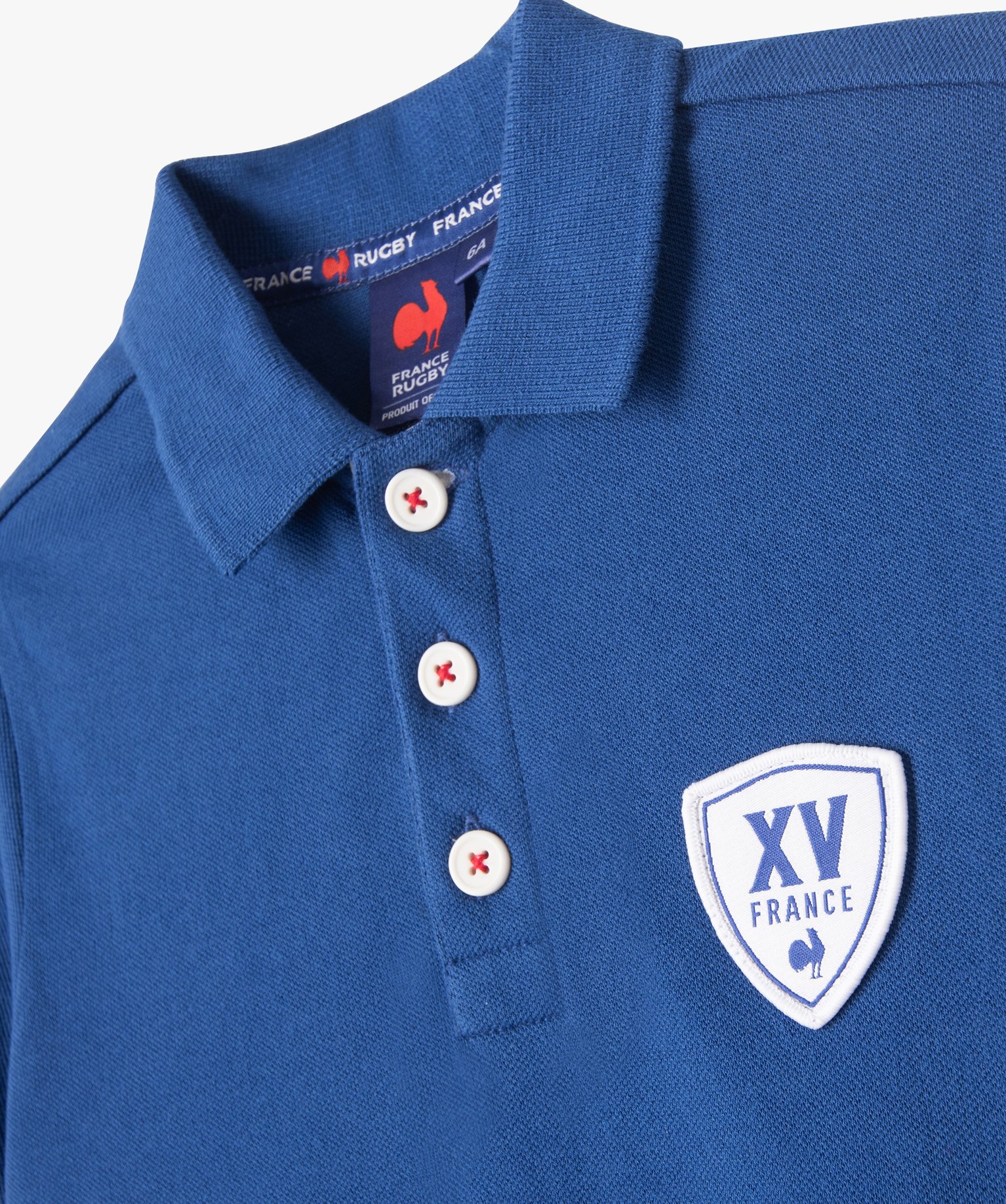 Polo de rugby à manches courtes Garçon - France Rugby bleu | GEMO