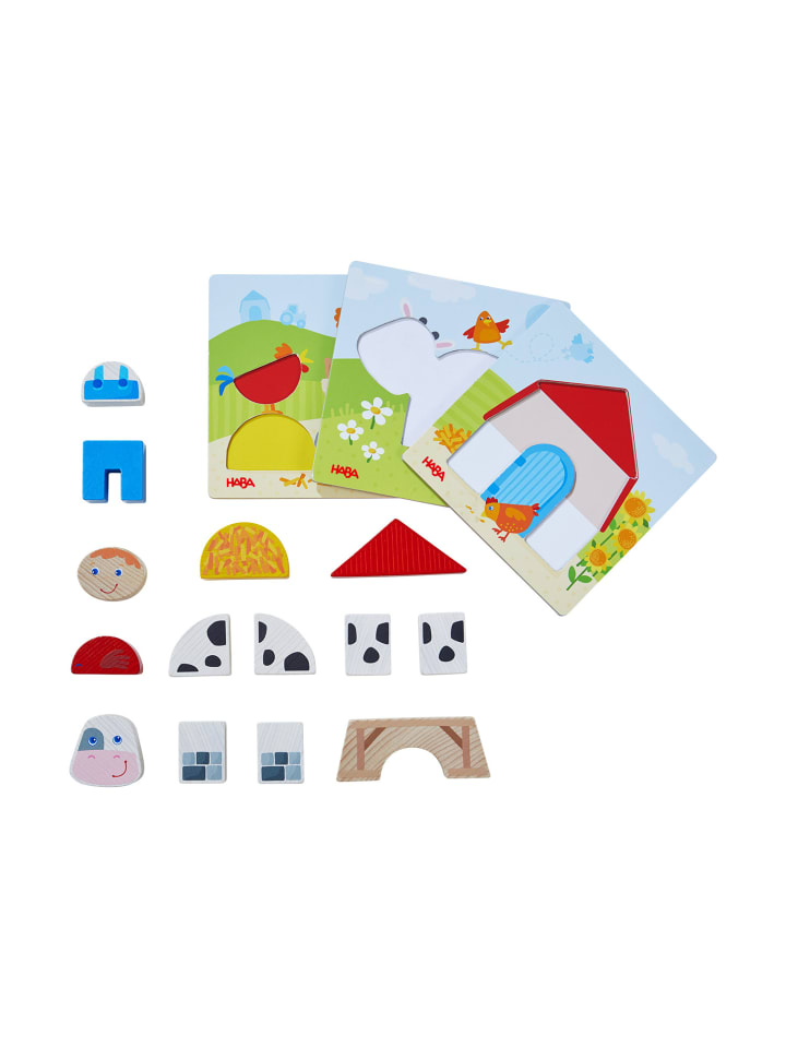 Haba Lernspielzeug Zuordnungsspielzeuge in Bauernhof günstig kaufen onesize