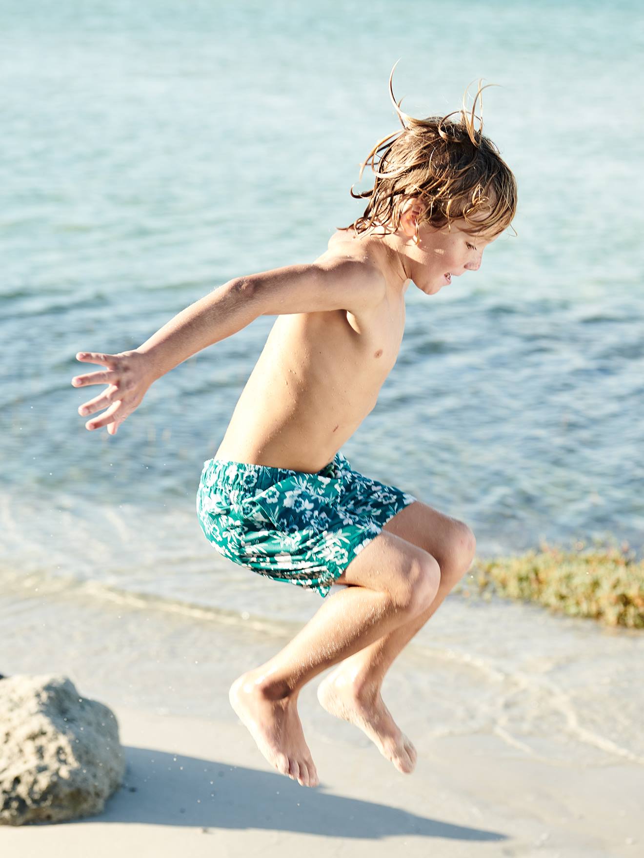 Vertbaudet Jungen Badeshorts Oeko-Tex - mint