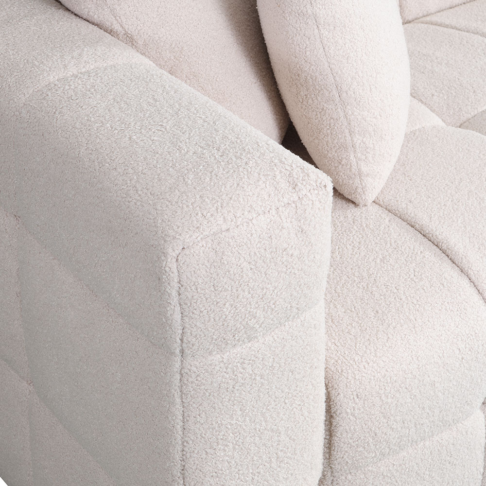 Home Deluxe Teddy Sessel COMO - Beige