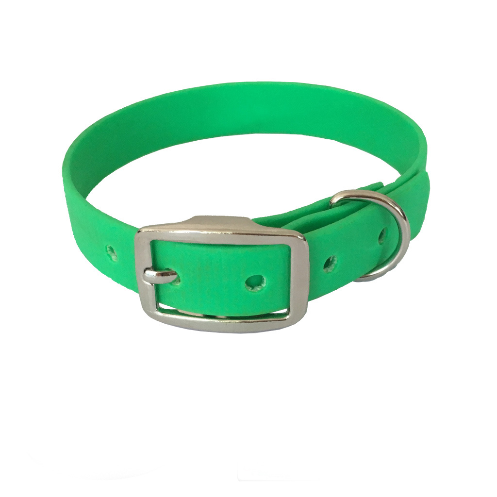 bio-leine Hundehalsbänder bio-leine 21-30cm HU Biothane Halsband neon grün 46 cm, 56 cm
