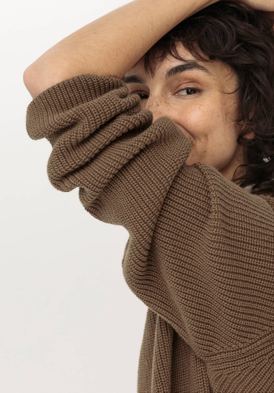 Strickjacke aus reiner Bio-Baumwolle