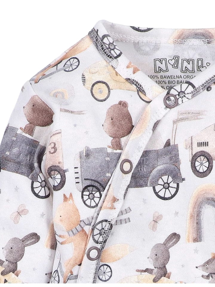 Nini Wickelbody Animal in weiß günstig kaufen