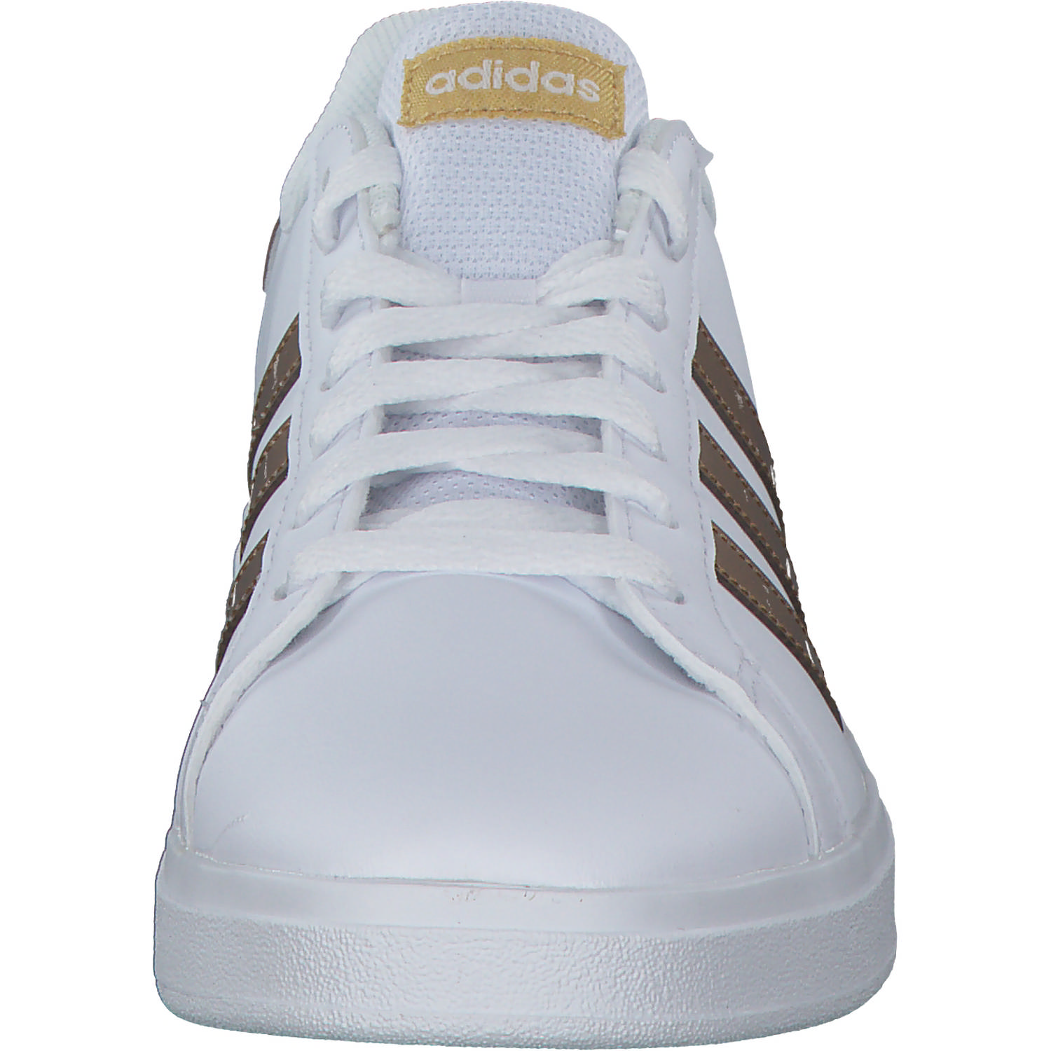 Adidas Grand Court 2.0 K, Schnürschuhe, Damen, ftwr white/ftwr white/matte go