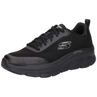 Skechers Cushion Walker Sneaker in schwarz
