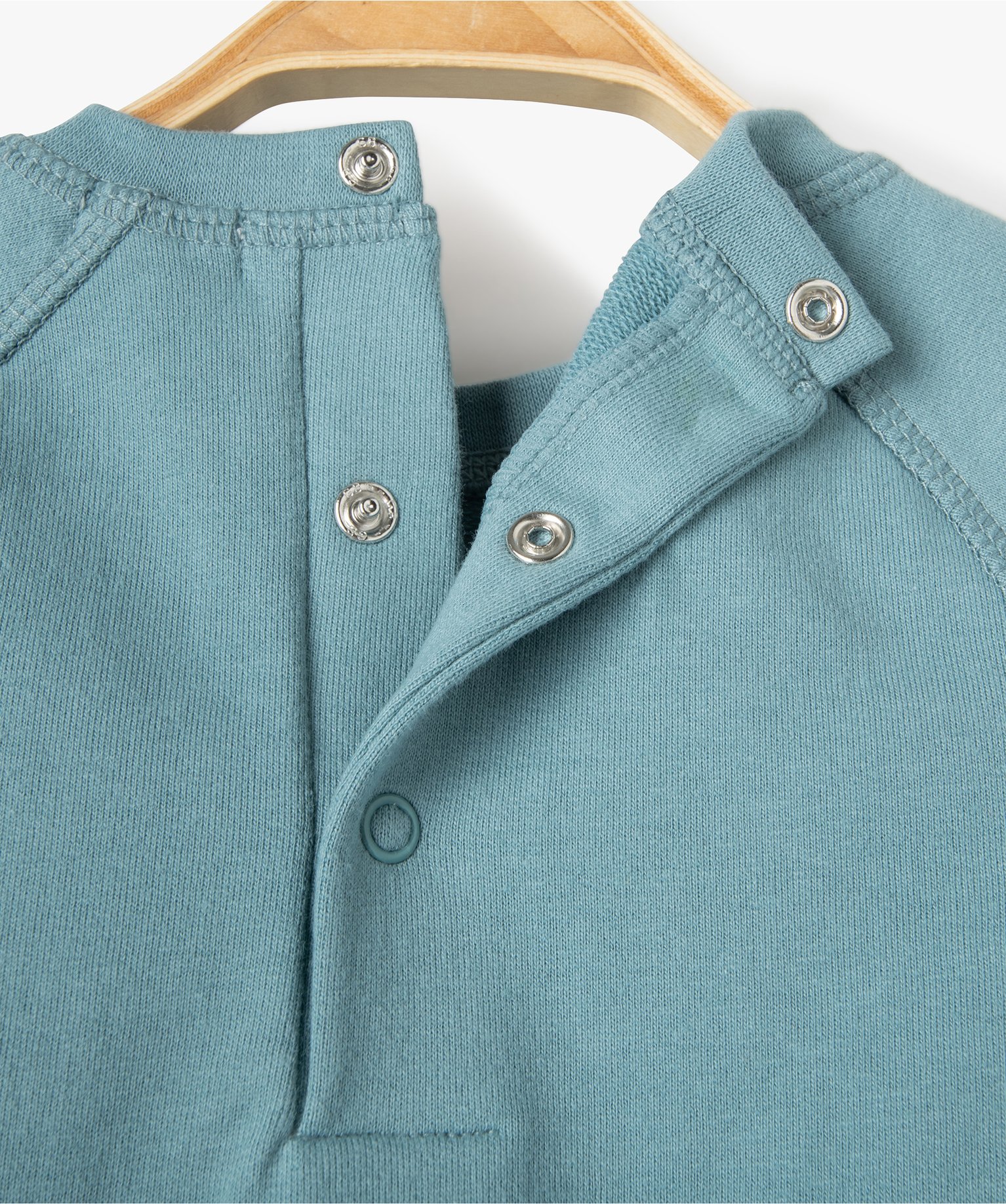 Pyjama bébé Garçon sans pieds avec motif moto vert clair | GEMO