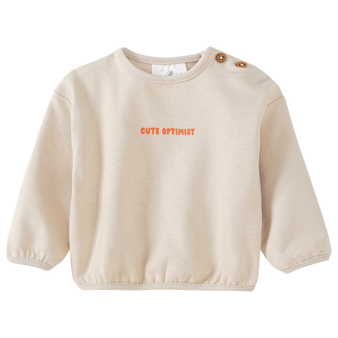 Newborn Sweatshirt mit Flammgarn
