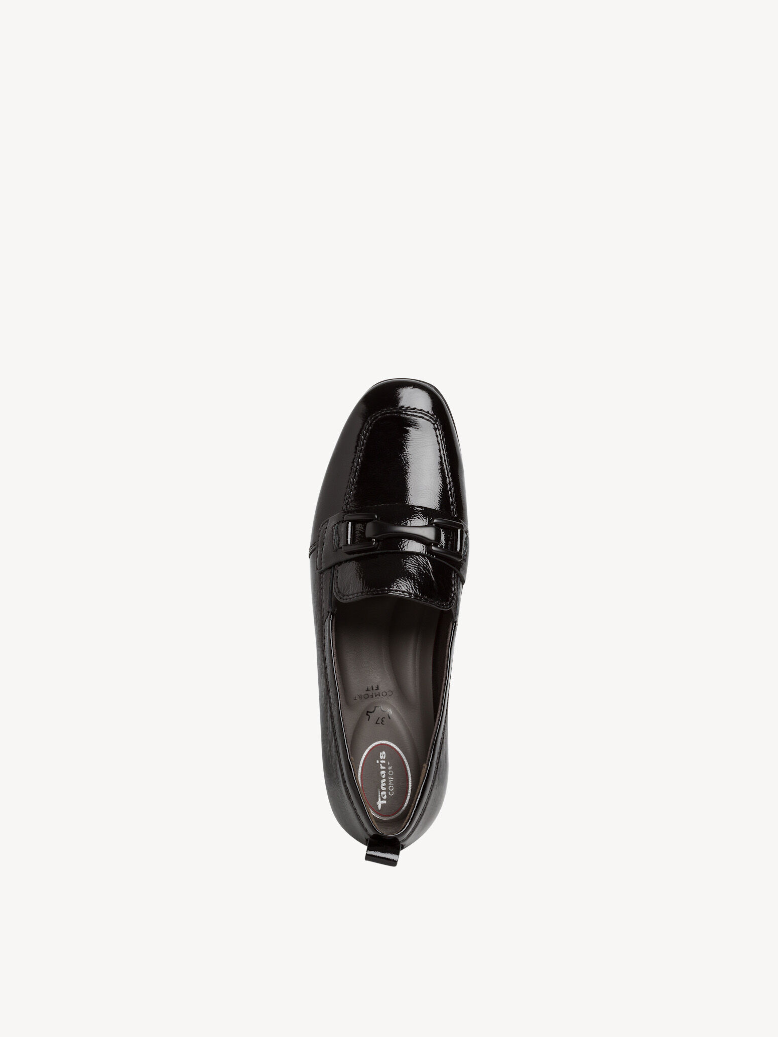 Slipper en cuir - noir