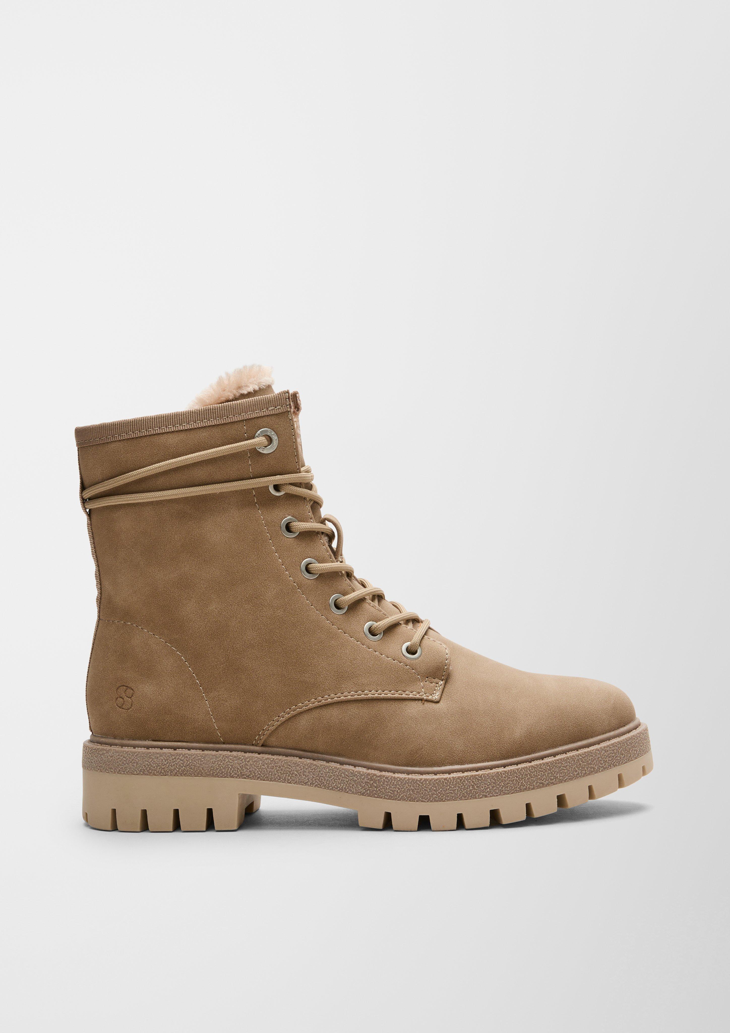Gefütterte Boots aus Lederimitat  6006578-440