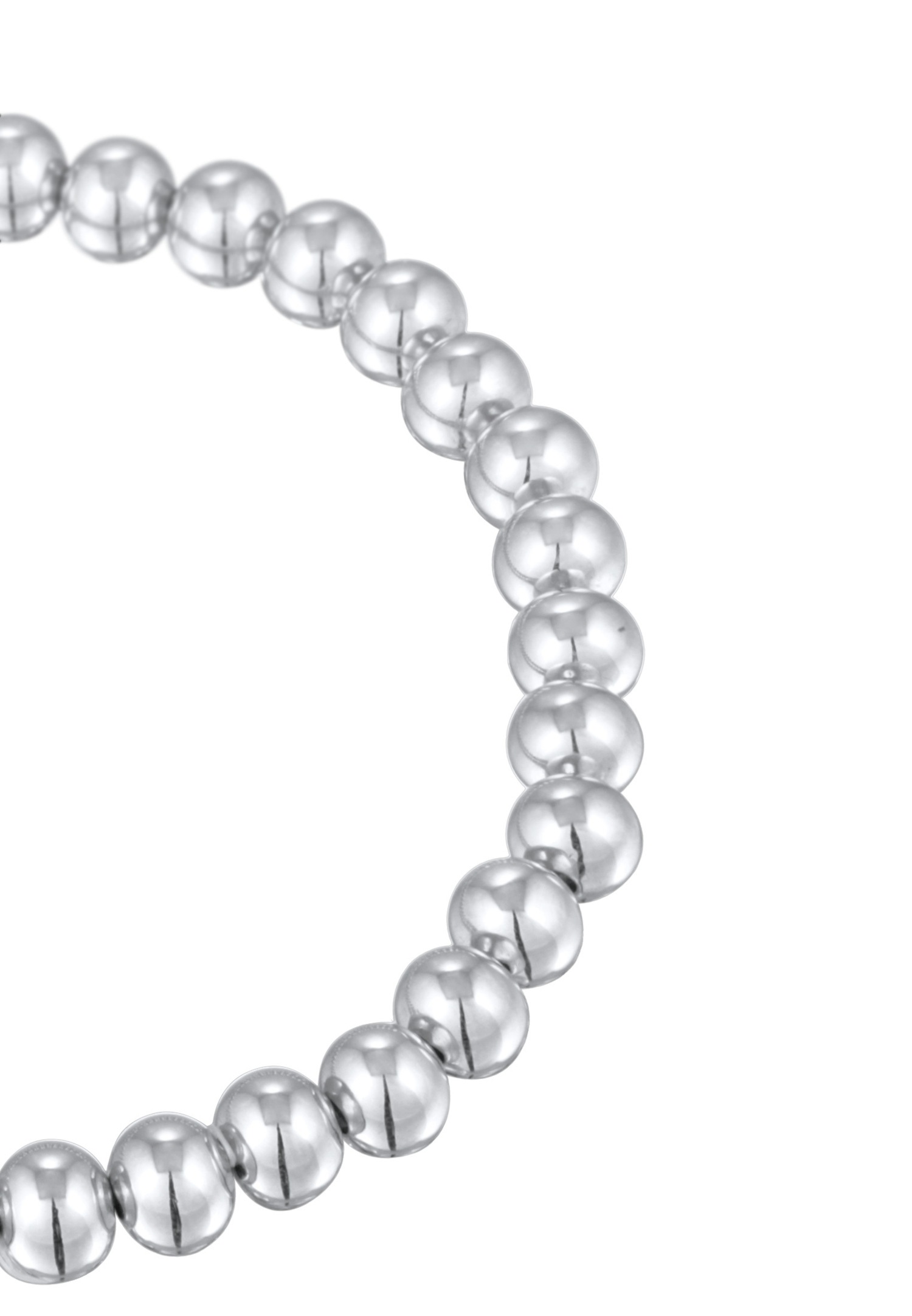 Elli Damen Geo Ball Trendy Kombination Silberfarben