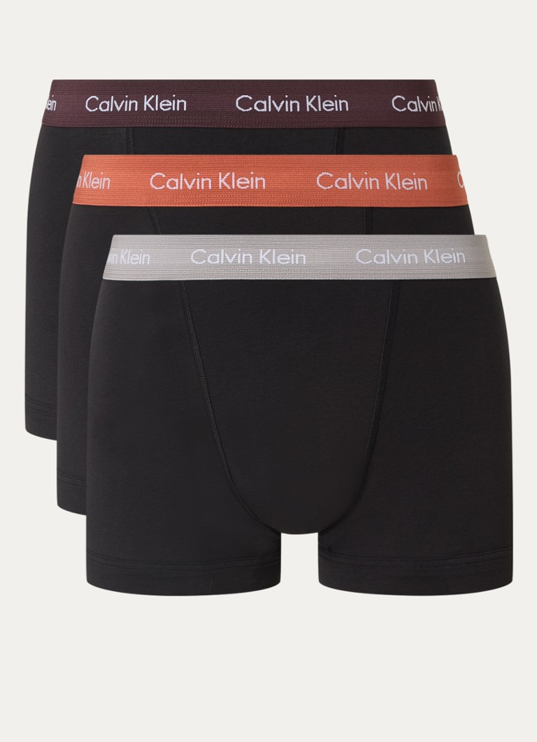 Calvin Klein pamučne rastezljive bokserice s logom u struku, pakiranje od 3 komada