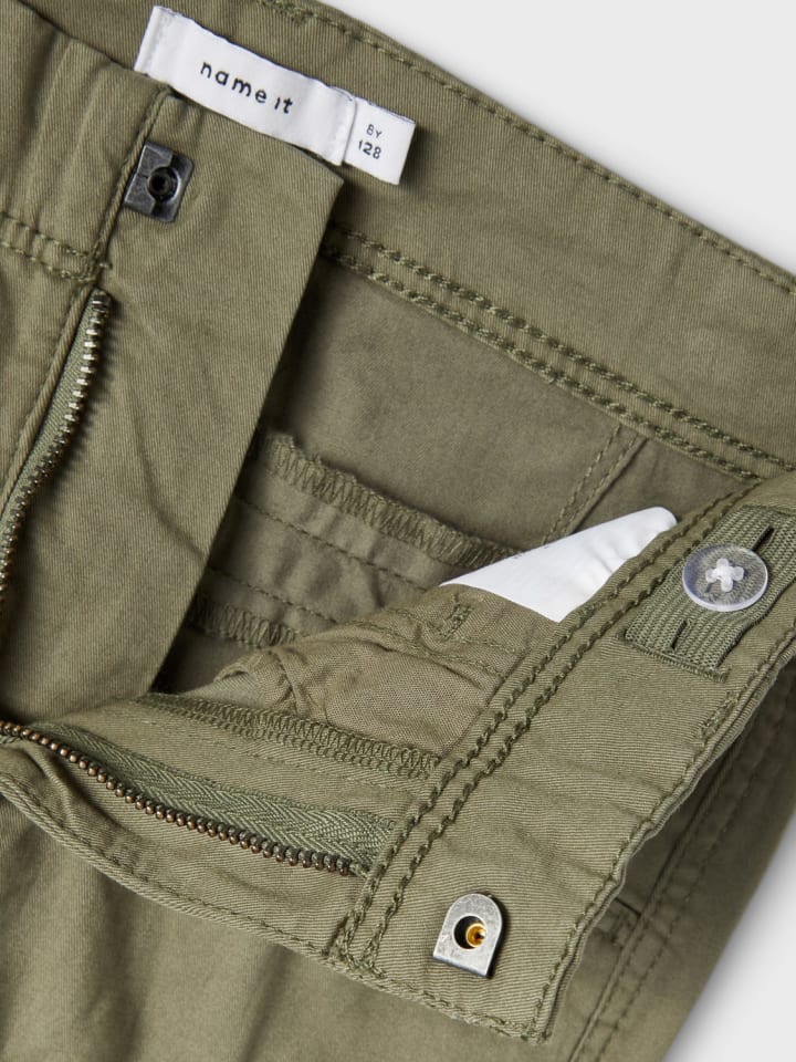 name it Cargo Hose für Jungen Jogger Chino Freizeithose NKMRYAN in Grün günstig kaufen