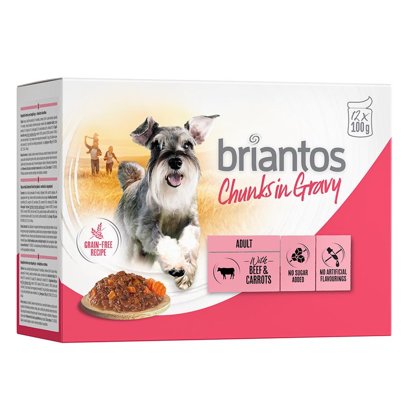 Sparpaket Briantos Chunks in Gravy 48 x 100 g