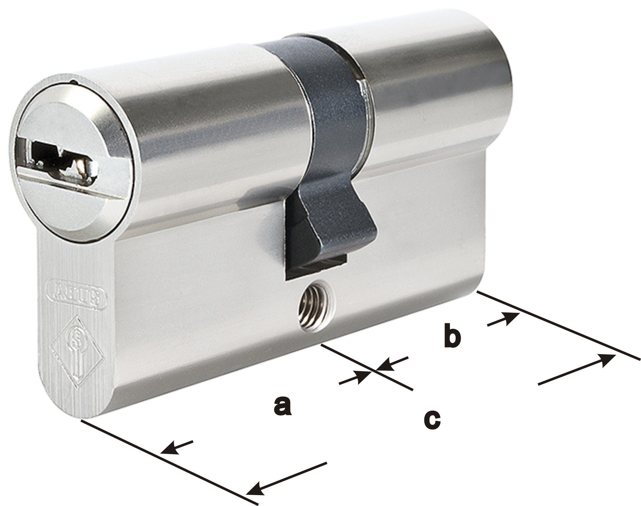 ABUS Profilzylinder ABUS Bravus 3500 MX Magnet Doppelzylinder, Länge versch. Längen, mit 3- 10 Schlüssel, SKG*** geprüft, Angriffswiderstandsklasse D, RC2/RC3 Level geeignet, mit Not- u. Gefahrenfunktion