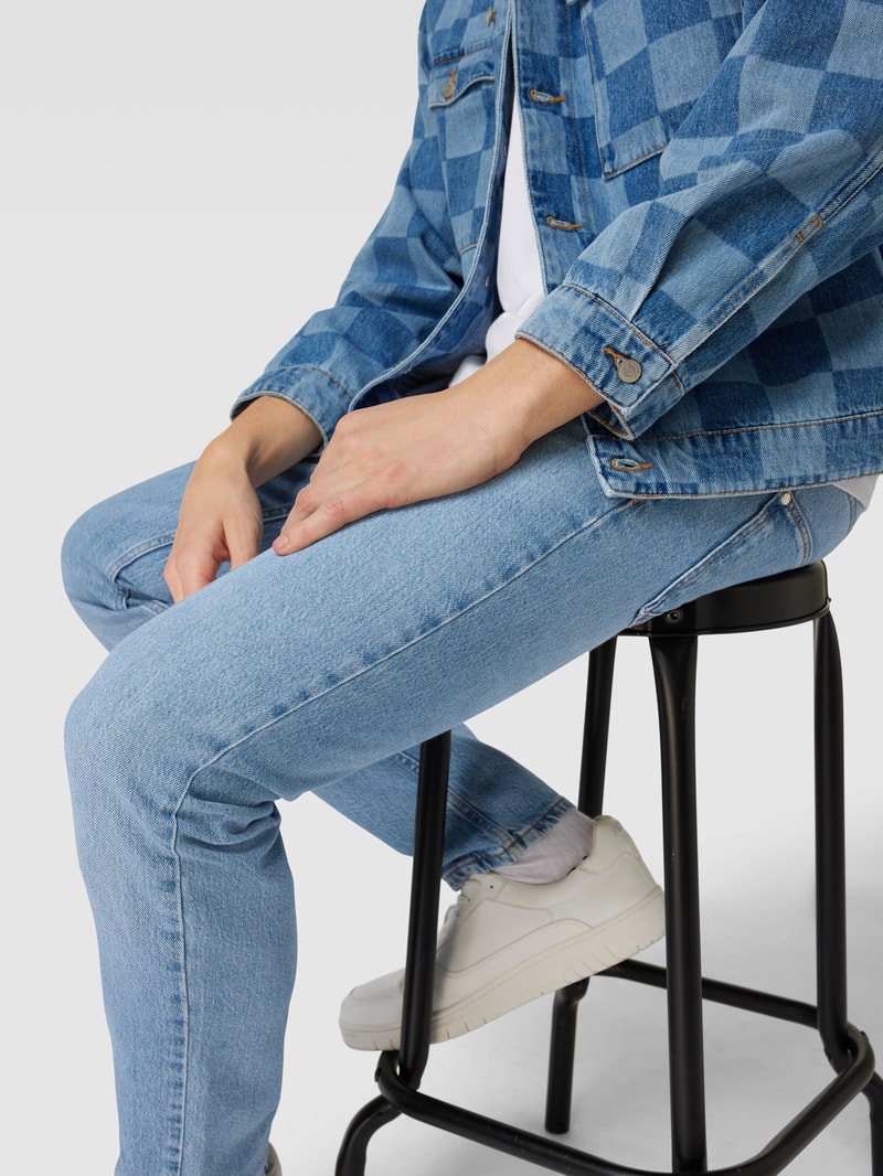 Jeans im 5-Pocket-Style Modell 'SLIM' in blau