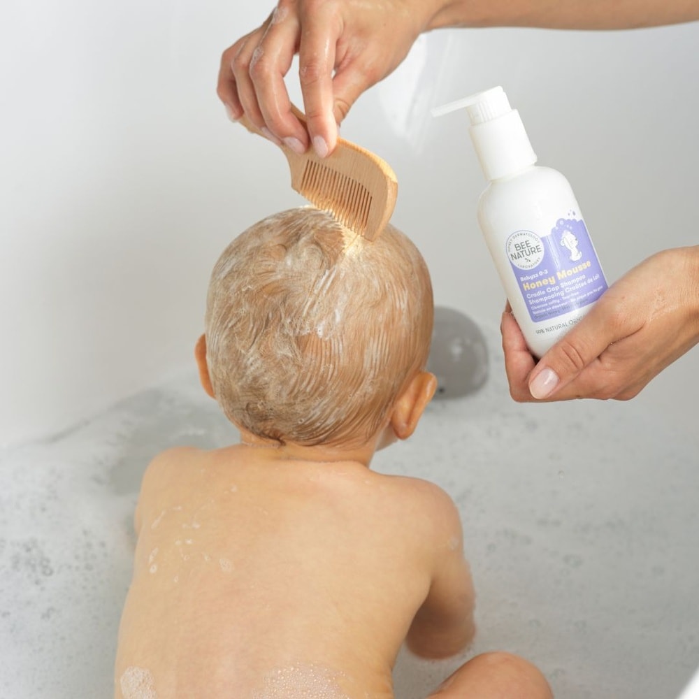 bee nature Babyzz Shampooing Croûtes de Lait 200ml- Honey Mousse (Ecogarantie) Shampoing bébé