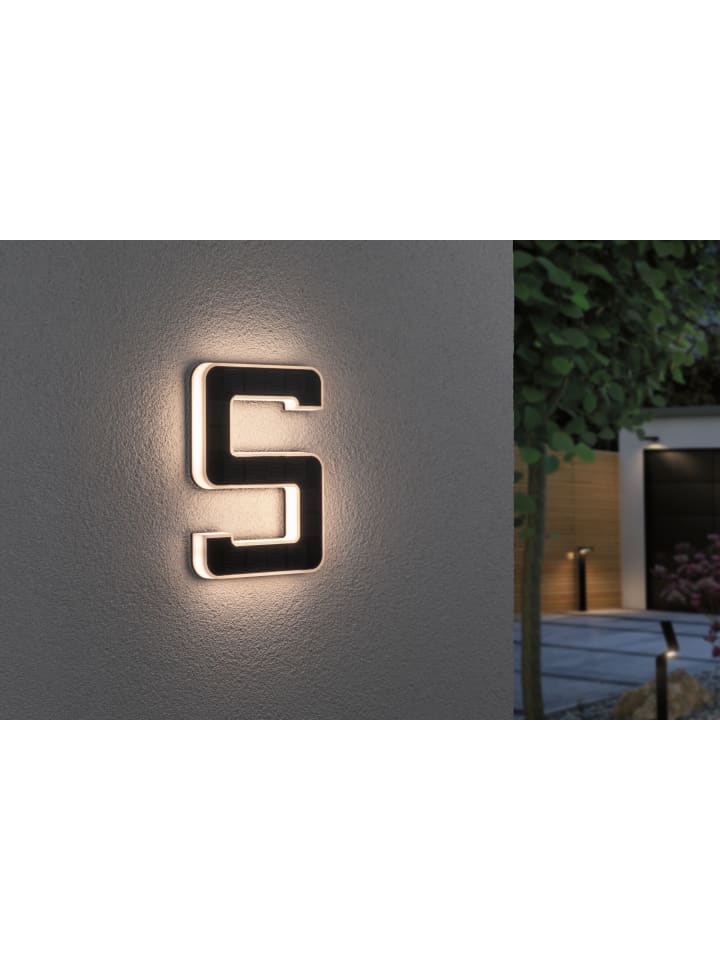 paulmann Solar LED Hausnummernleuchte  Nummer 5 günstig kaufen onesize