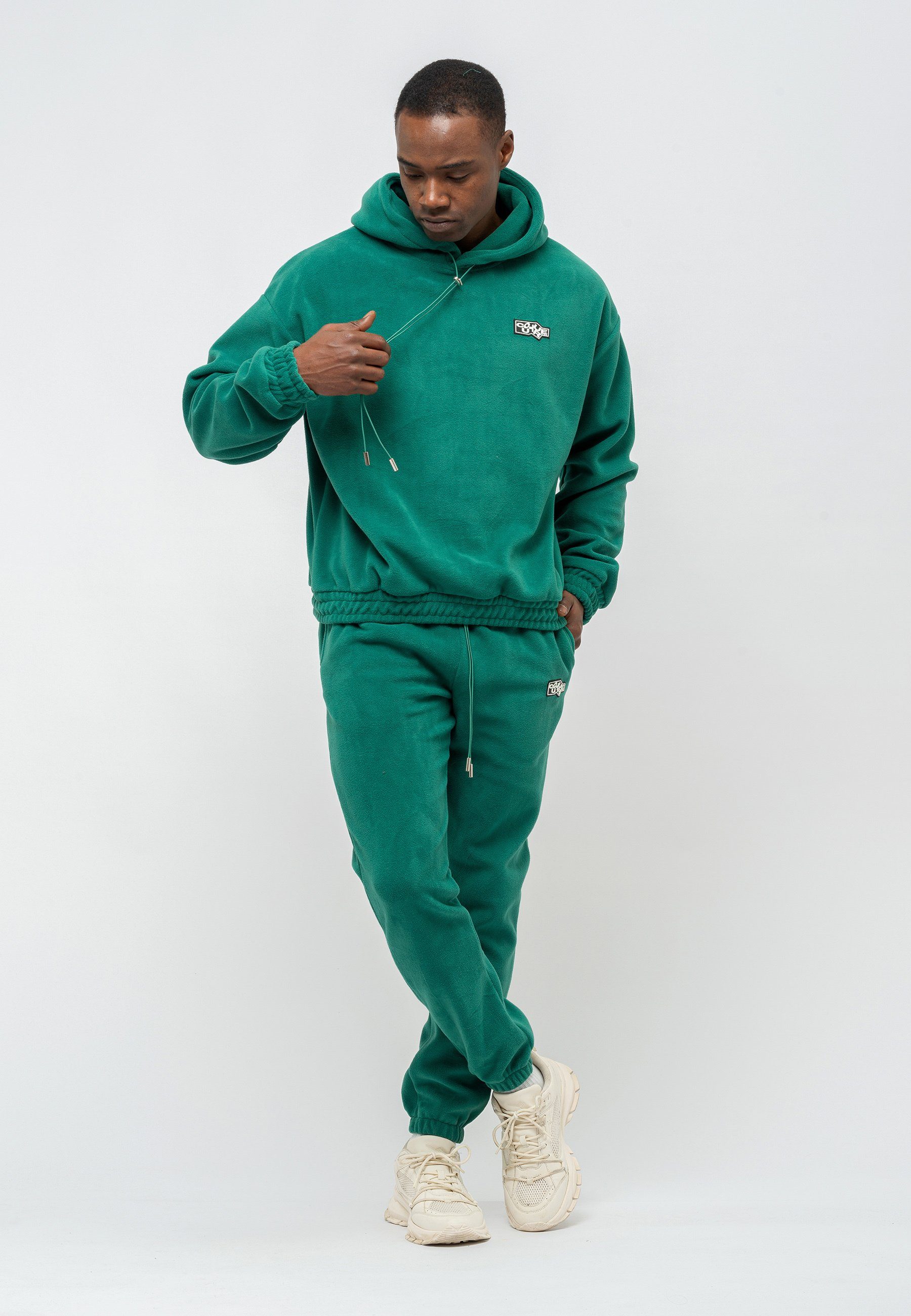 Tom Barron Trainingsanzug Lässiger Oversize-Fleece-Trainingsanzug