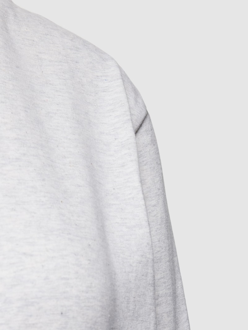 Pyjama-Oberteil im unifarbenen Design Modell 'Mix+Relax' in hellgrau