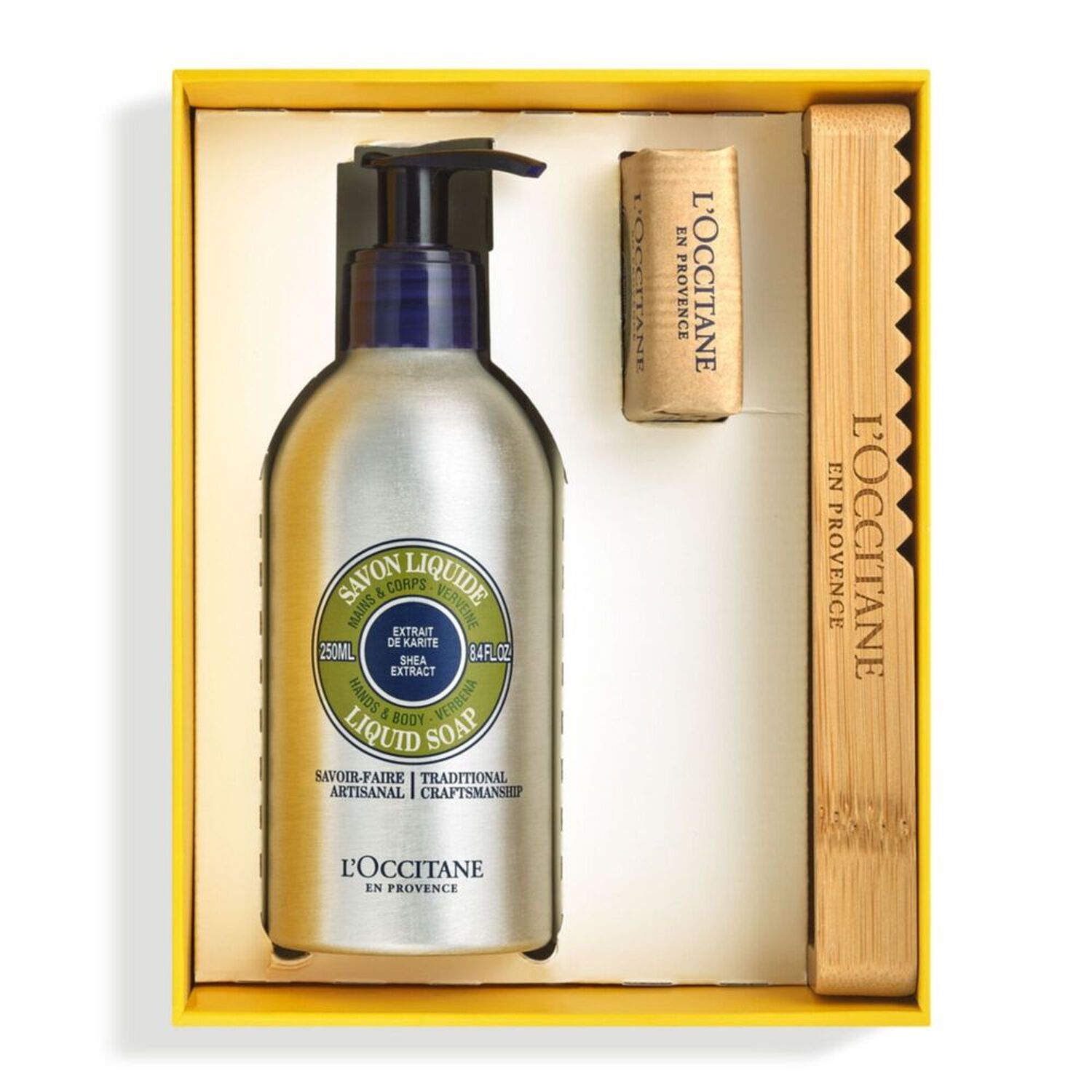 l'occitane Verveine Coffret Savon Liquide 250 ml + 2 Produits