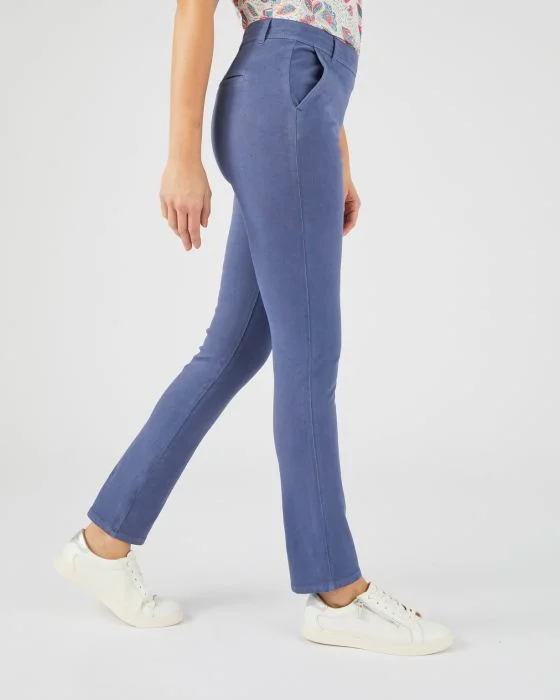 Pantalon bi-stretch effet ventre plat