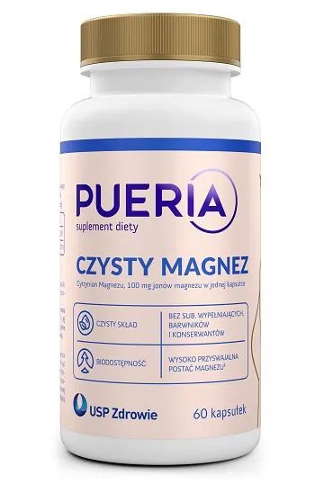 Pueria čisti magnezij, magnezijev citrat 100 mg, kapsule