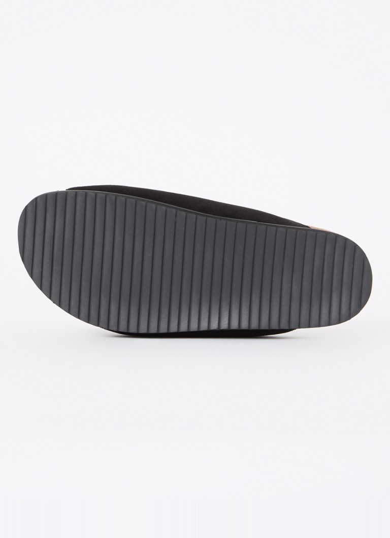 Whistles Ellery suede slipper with buckle detail