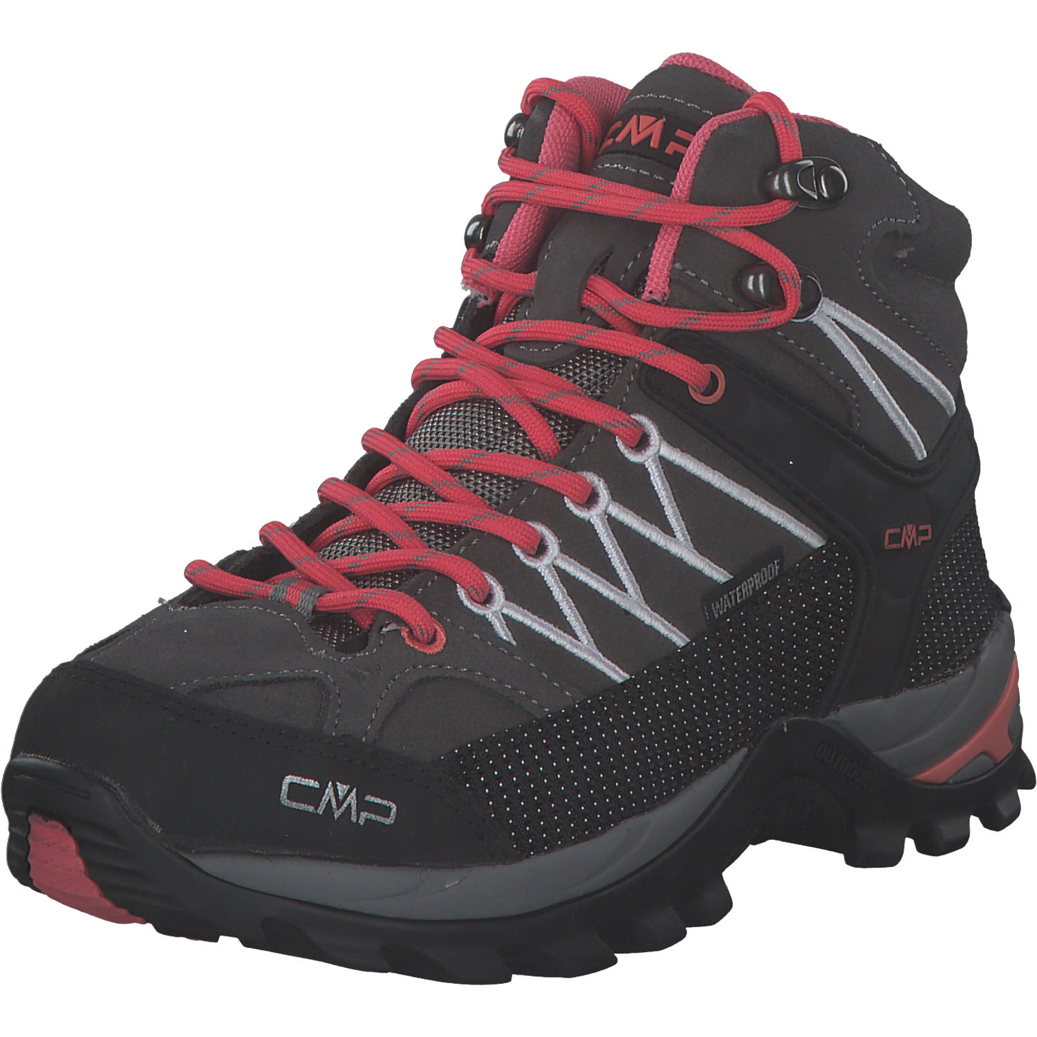CMP Rigel Mid 3Q12946, Trekkingschuhe, Damen, grey-corallo