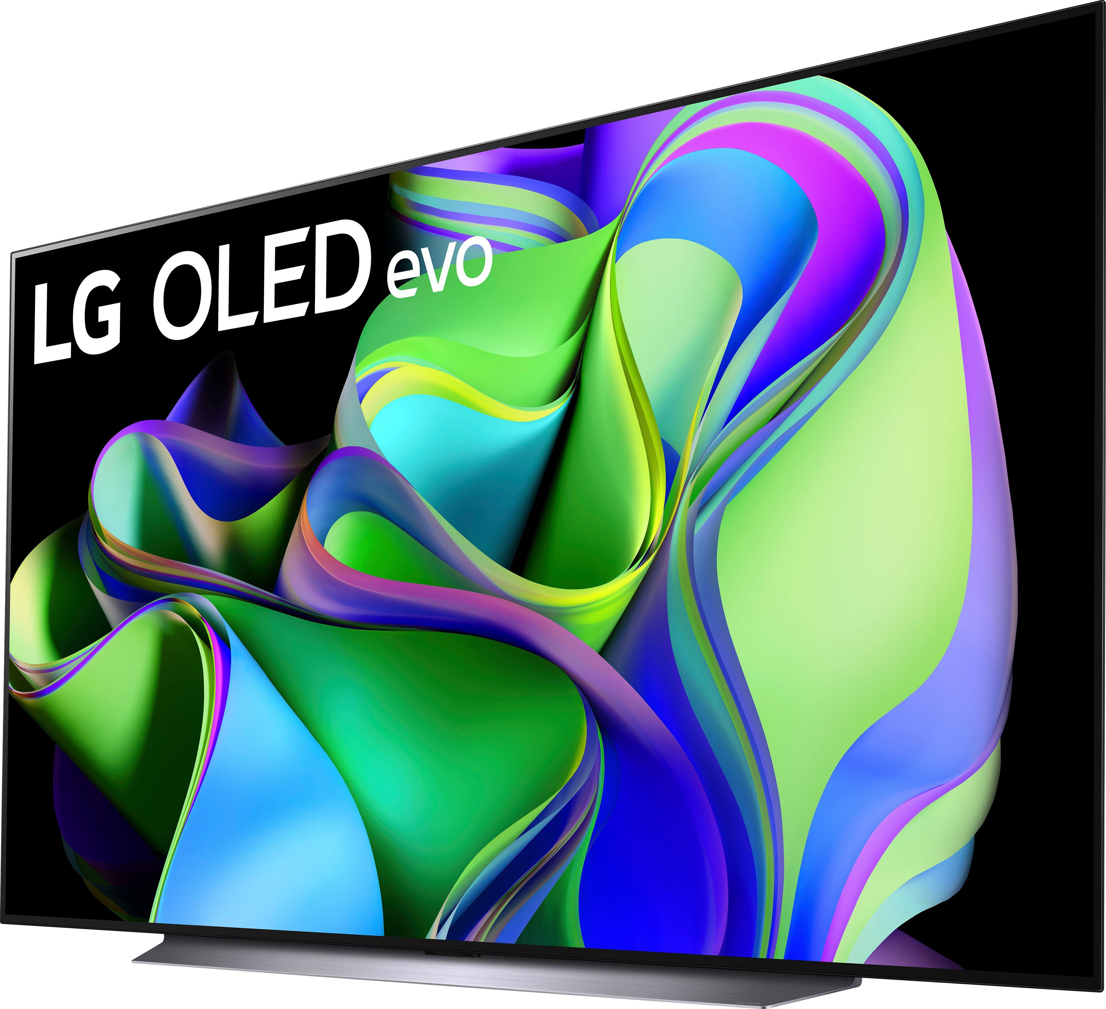 LG OLED83C37LA OLED-Fernseher (210 cm/83 Zoll, 4K Ultra HD, Smart-TV, OLED evo, bis zu 120 Hz, α9 Gen6 4K AI-Prozessor, Twin Triple Tuner)