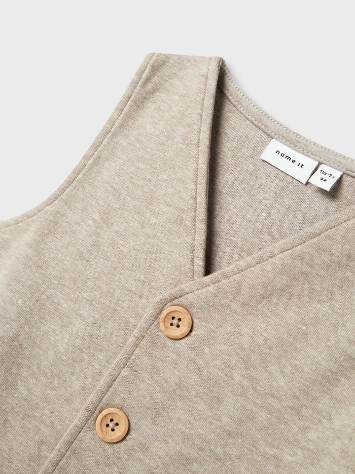 name it Anzugweste NMMFORT SWEAT WAISTCOAT in pure cashmere günstig kaufen
