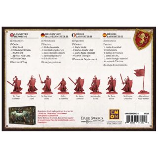 A Song of Ice & Fire – Lannister Heroes 2 (Helden von Haus Lennister 2) (Multiligual)