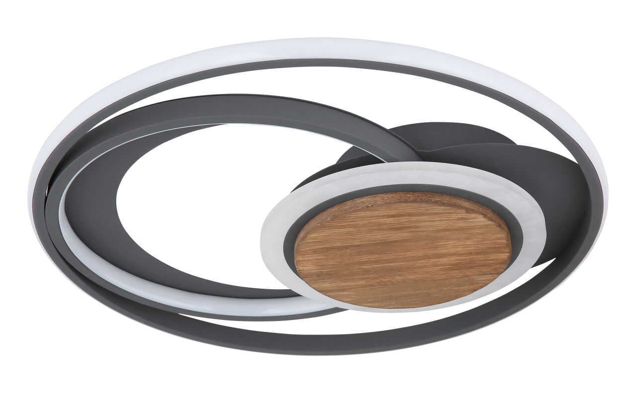 Globo Lighting - NIRRA - Deckenleuchte Metall Graphit, LED
