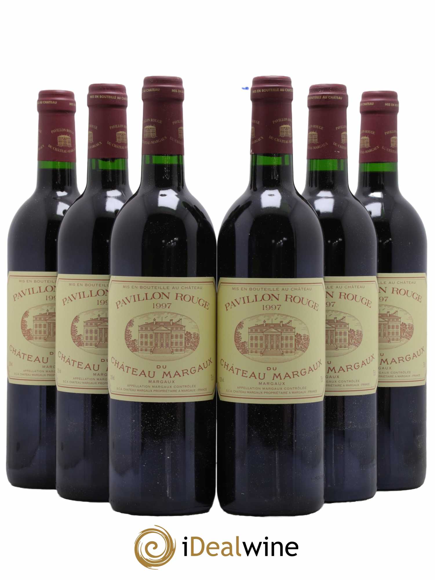 Pavillon Rouge du Château Margaux Second Vin  1997 - Lot de 6 Bouteilles