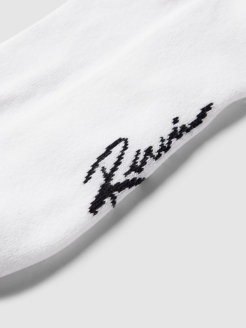 Socken mit Label-Detail in schwarz