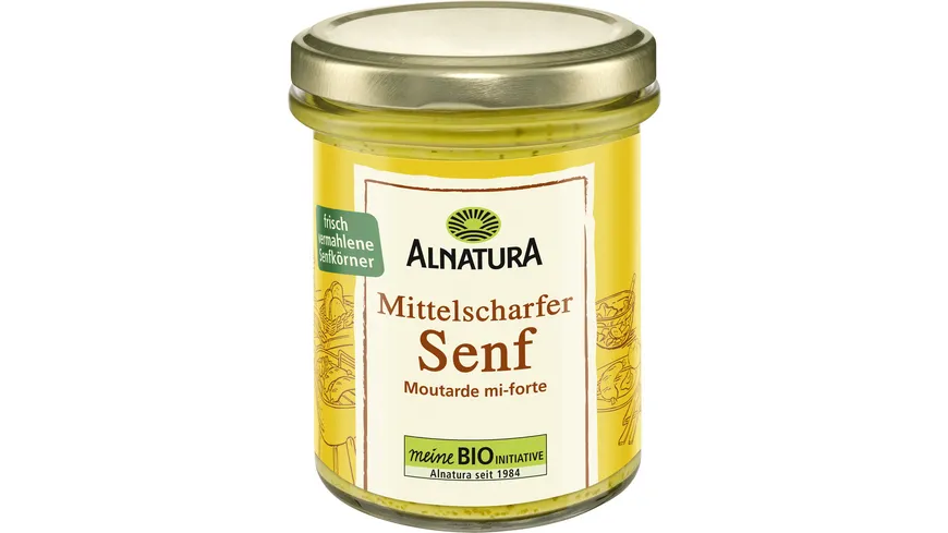 Alnatura Bio Senf mittelscharf 200 g
