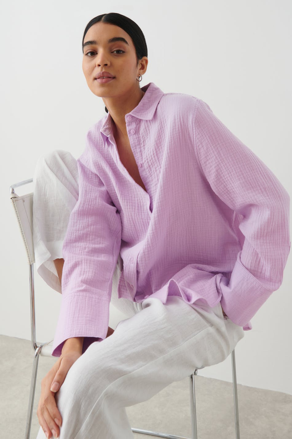 Siriana gauze shirt
