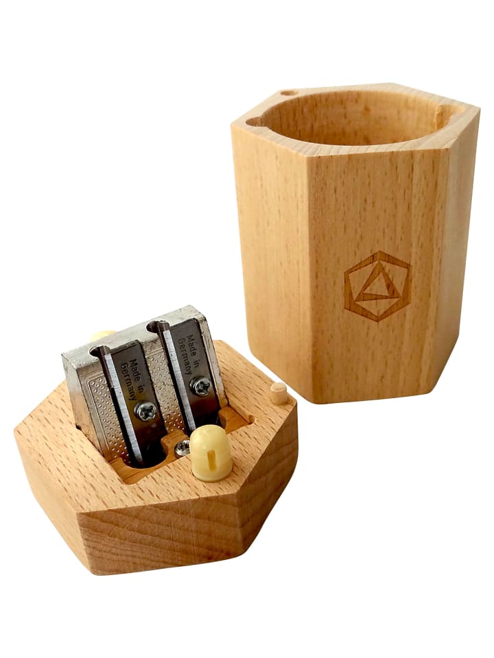 Stockmar Doppelanspitzer Holzdose in natur günstig kaufen onesize